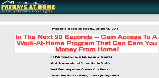 Paydays at Home Review
