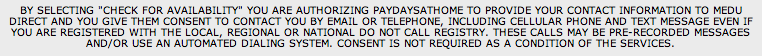 Paydays at Home Revealing Disclaimer